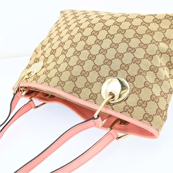 Authentic Gucci Eclipse Shoulder Bag Tote Purse - Picture 7 of 16